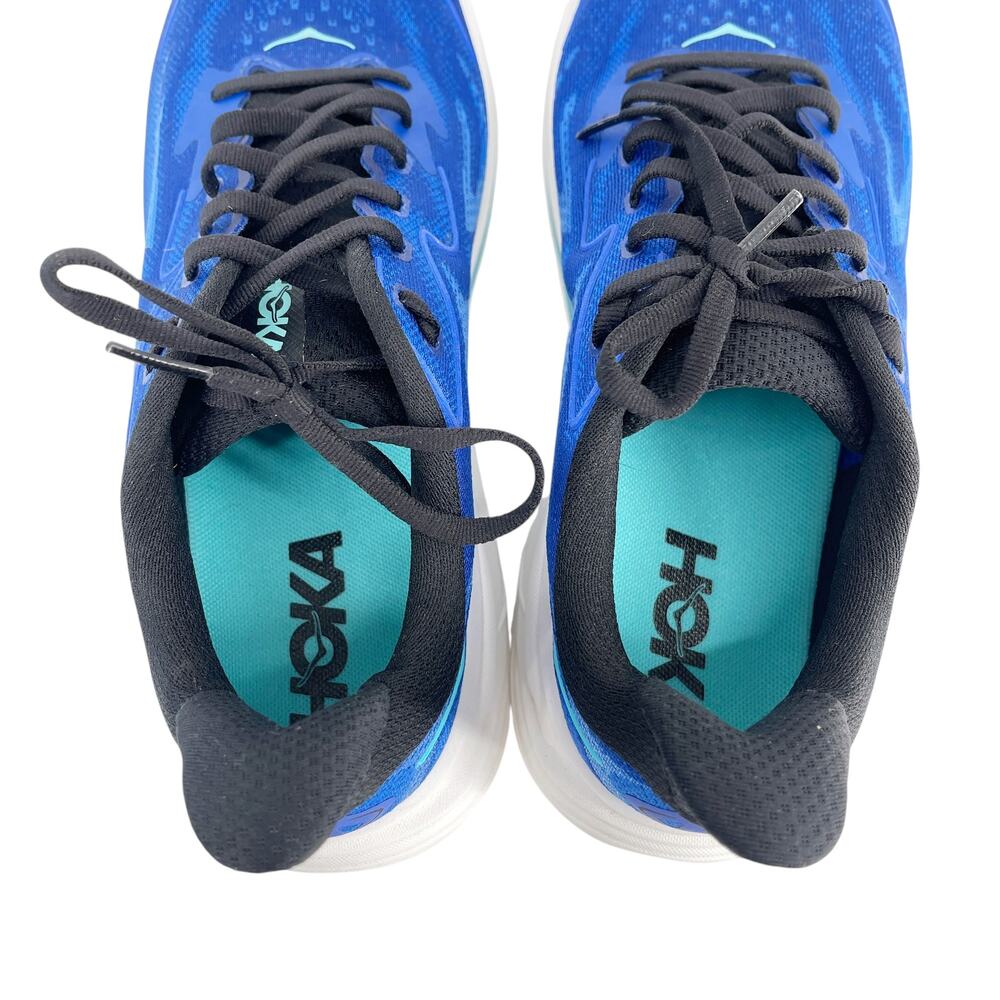 HOKA Clifton 10 Running Shoes Night Sky Ultramarine Cushioned Womens 10 Sneakers - Picture 7 of 10
